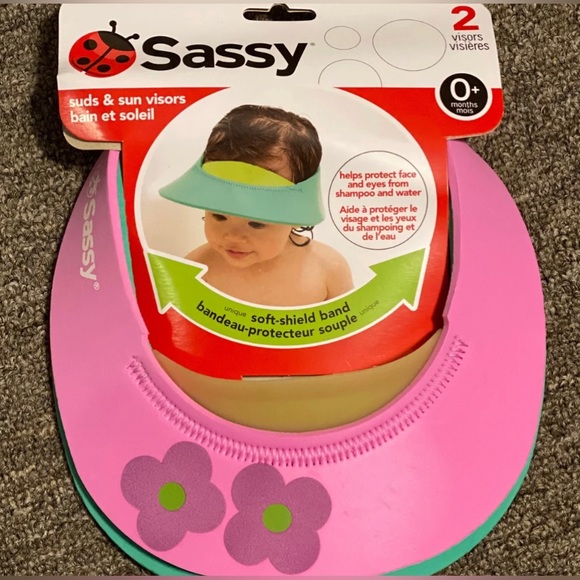 Sassy Suds & Sun Bath Visors 2 pack - Picture 2 of 2